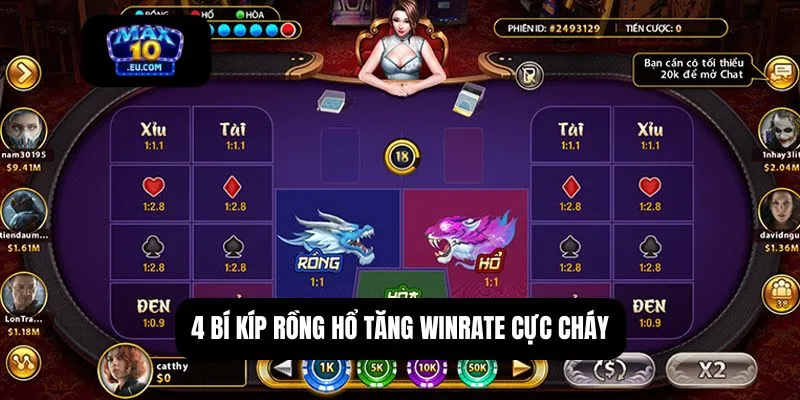4 bí kíp rồng hổ tăng winrate cực cháy